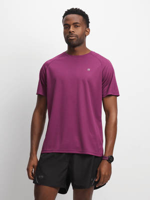 Mens TS Dri-Tech Performance Plum Top