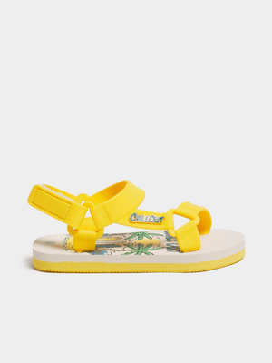 Jet Younger Boys Mustard Velcro Sandal