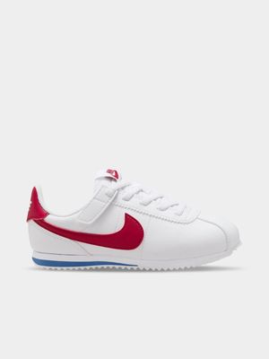 Nike Kids Cortez Easyon White/Red Sneaker