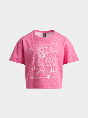 Jet Older Girls Pink Oversized T-Shirt