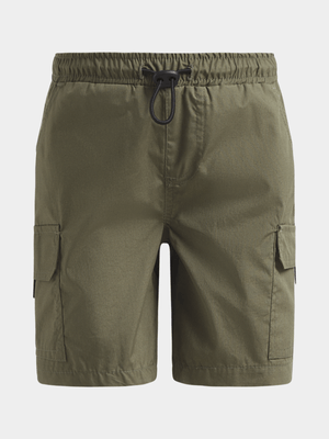 Younger Boy's Fatigue Poplin Shorts