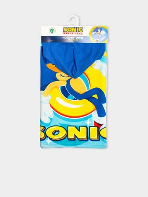 Sonic Blue Hooded Towel