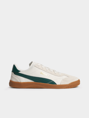 Puma Men's Club 5V5 Lux Cream/Green Sneaker