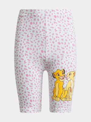 Jet Older Girls White Lion King Cycle Shorts