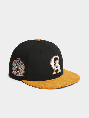 New Era Unisex 59FIFTY MLB Corduroy Peak Black/Yellow Cap