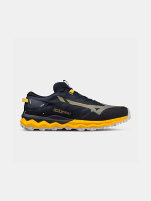 Men's MIZUNO WAVE DAICHI 7 CHARCOAL/YELLOW Shoes