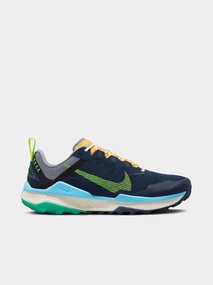 Nike Wildhorse 8 Men's Navy/Yellow Trail Running Shoes