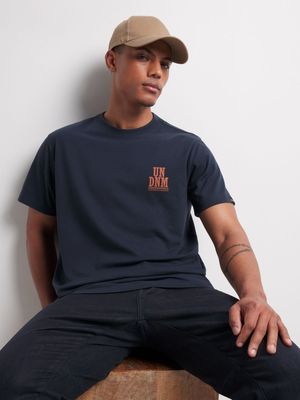 Men's Union-DNM Old West Print Navy T-Shirt