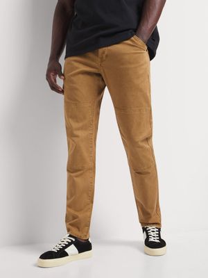 Men's Union-DNM Panel Brown Cargo Pants