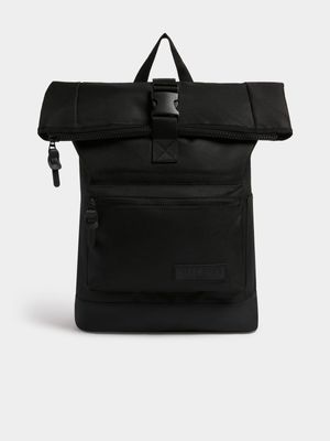 Men's Relay Jeans Foldover Black Backpack