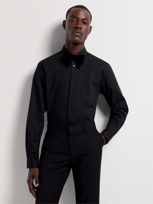 Men's Markham Premium Tuxedo Mesh Black Shirt