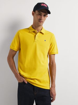 G-Star Men's Dunda Yellow Polo