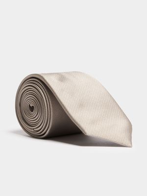 Men's Markham Regular Grey Plain Tie