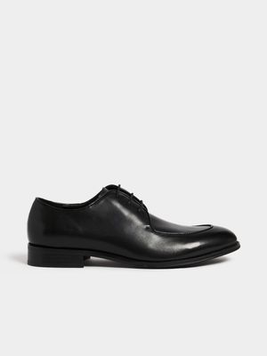 Men's Markham Premium Front Stitch Black Lace Up