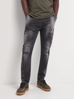 Men's Relay Jeans Tapered Grey Jeano