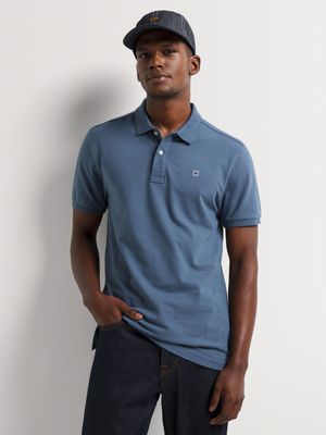 G-Star Men's Dunda Vintage Blue Polo Shirt