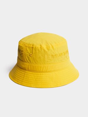 Men's Relay Jeans Crinkle Bucket Mustard Hat