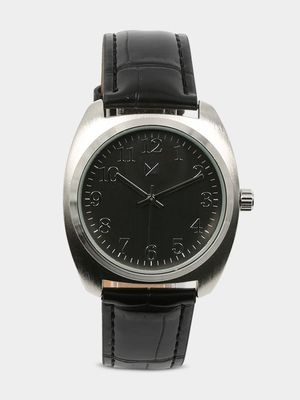 Men's Markham Retro Classic Round Black Watch