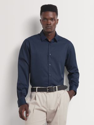 Men's Markham Premium Stretch Blue Shirt