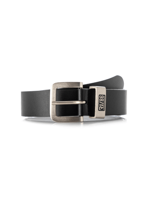 RJ Black Metal Loop Buckle Belts