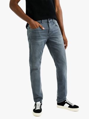 Men's Relay Jeans Sustainable Straight Leg Grey Denim