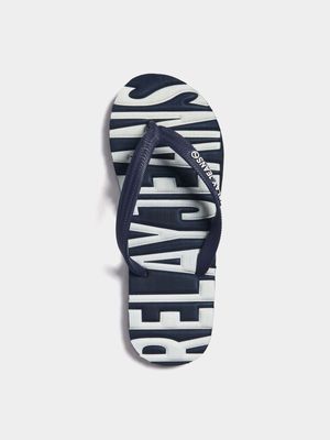 Men's Relay Jeans Core Sport Navy/White Flip Flop