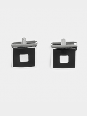 Men's Markham Square Epoxy Filled Cufflinks