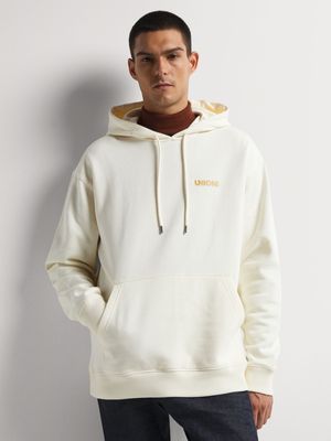 Men's Union-DNM Ecru Hoodie