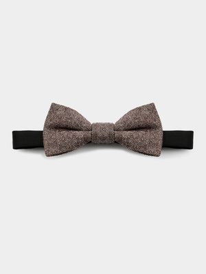 Men's Markham Tweed Brown Bow Tie