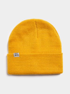 Men's Markham Basic Mustard Beanie