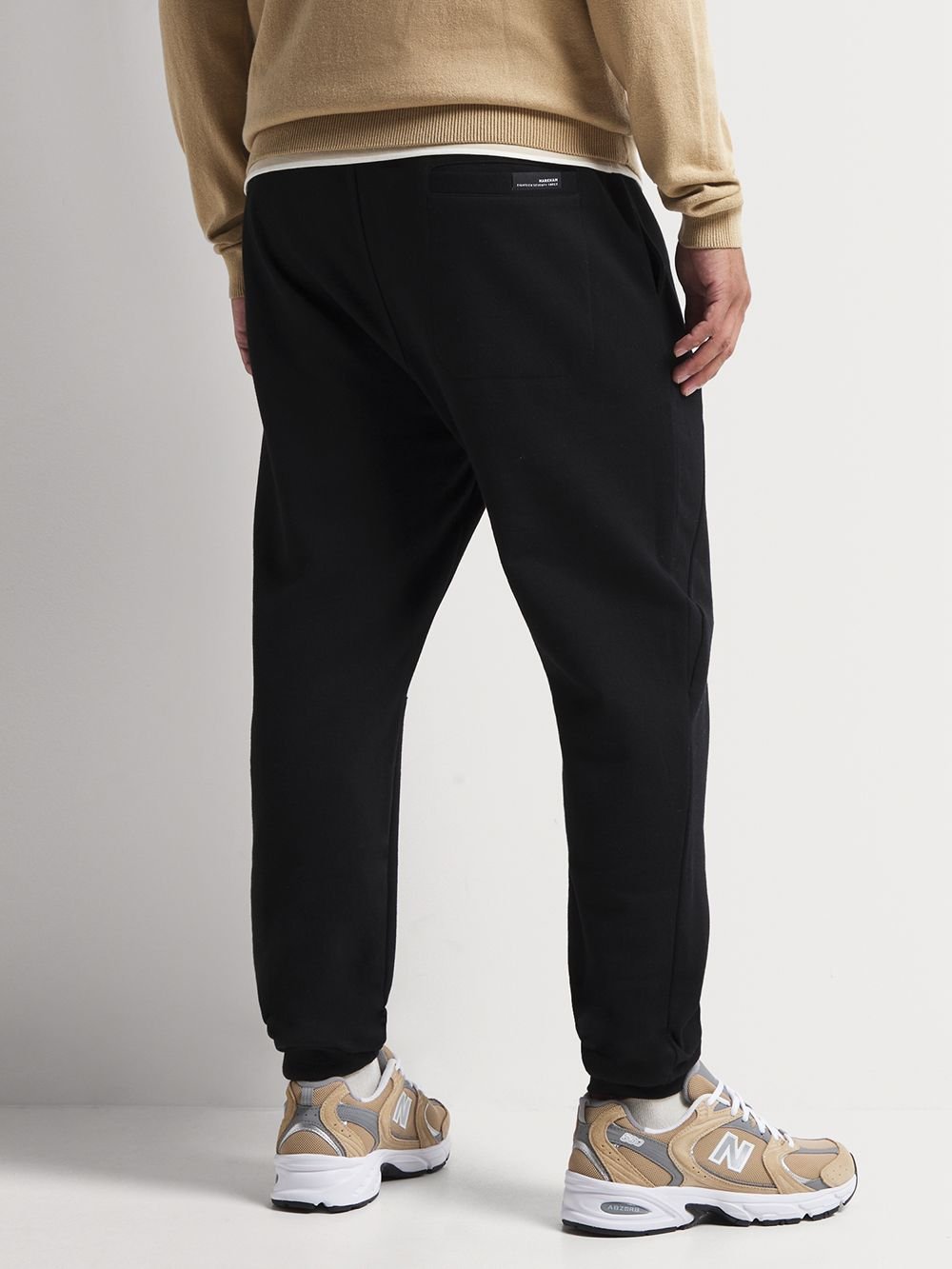 Men s Markham Core Knit Black Jogger Bash