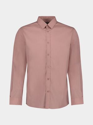 MKM Pink Smart Slim Fit Shirt