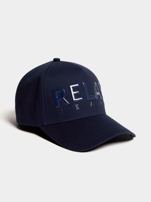 Men's Relay Jeans with Gel Branding Navy Cap