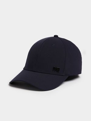 Men's Markham Chinlon Curve Peak Navy Cap