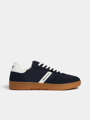 Men's Relay Jeans Nylon Suede Retro Navy Court