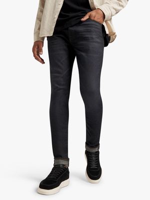 Men's Union-DNM Moustach Dark Blue Skinny Jeans