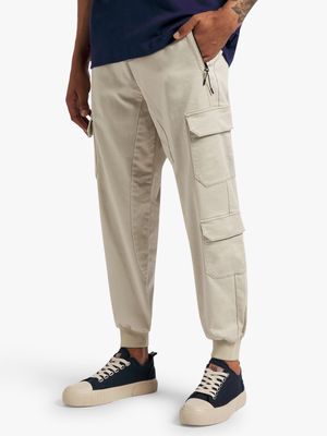 Men's Markham Washed Knit Utility Sand Jogger