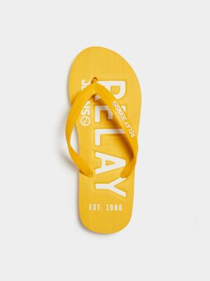 Men's Relay Jeans Bold Lines Foam YellowFlip Flop