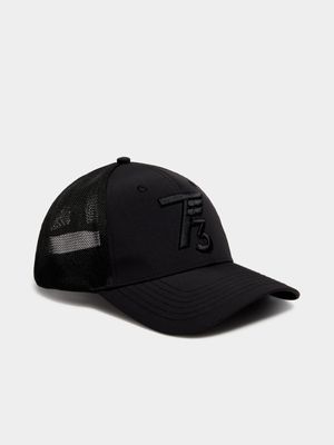 Men's Markham Sport Trucker Black Cap