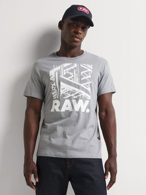 G-Star Men's Construction Grey T-Shirt