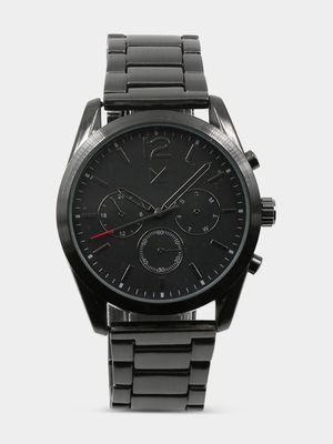 Men's Markham Casual Metal Black Watch