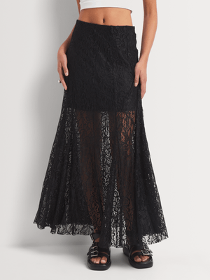 Lace A-Line Skirt