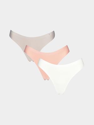 3 Pack Bonded G-Strings