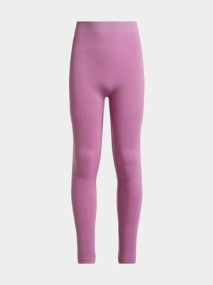 Jet Teen Girls Blush Seamless Leggings