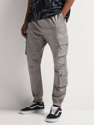 Men's Markham Technical Multi Cargo Grey Jogger