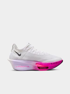 Womens Nike Air Zoom Alphafly Next 3 White/Vivid Grape/Black Running Shoes