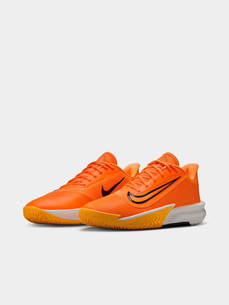 Orange and black nike sneakers best sale