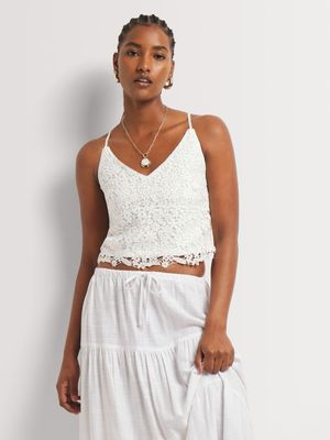 Y&G Crochet Lace Cami