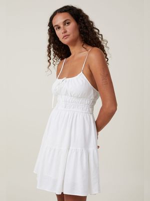 Women's Cotton On White Haven Tiered Mini Dress