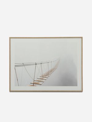 Misty Bridge Nr.2 Framed Art 80 x 60cm